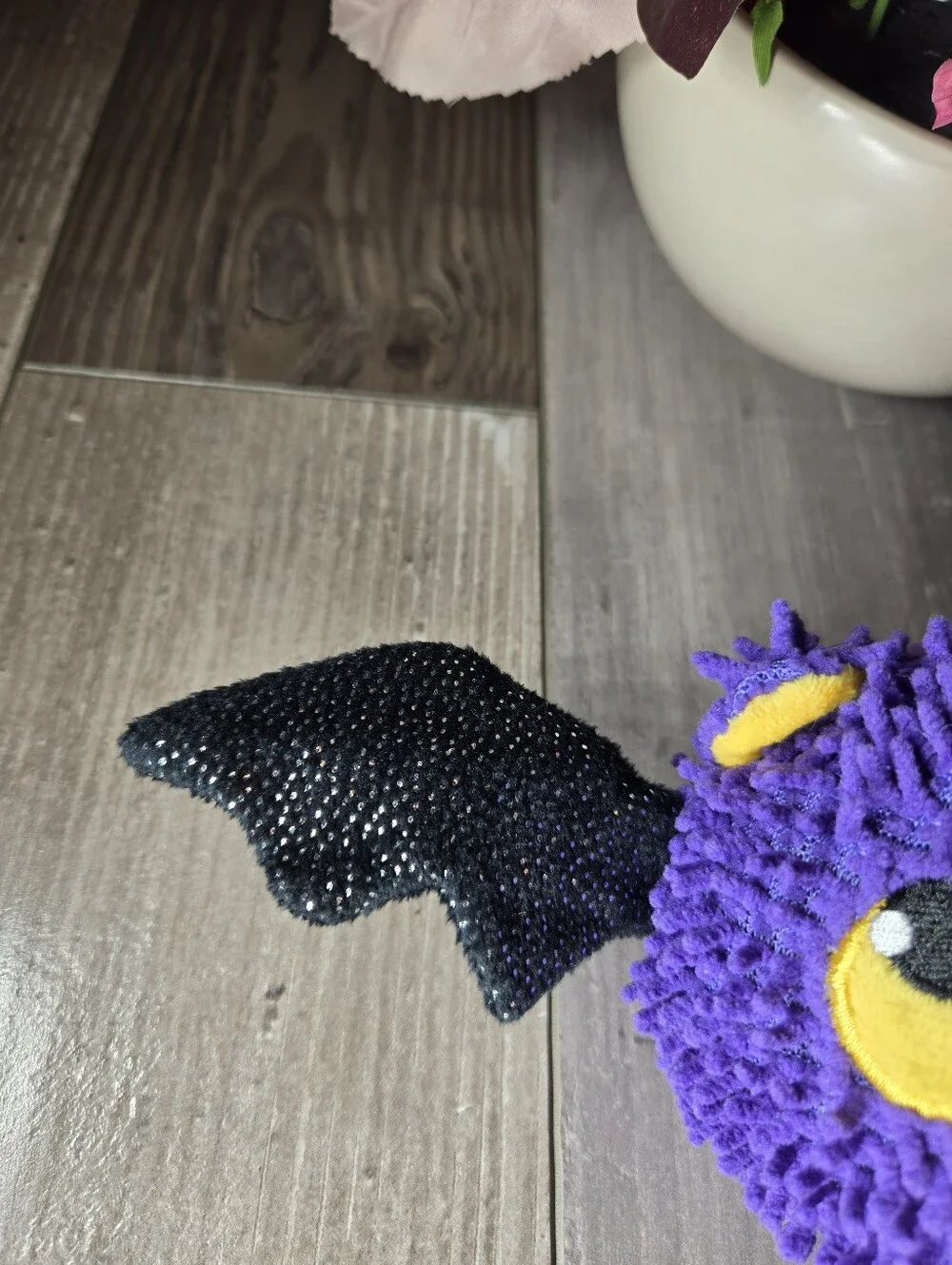 NWT Halloween Purple Bat Dog Toy – Squeaky Plush